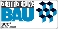 Logo Zertifizierung Bau Kranunternehmen, Kranvermietung, Kranfirma, Schares