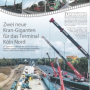 Liebherr 1500 LTM 500 Tonner Krane Autokrane Schares Köln Kranbrücke Tandemhub