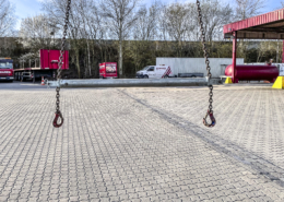 Krausespreize kurz, Nutzlast 16t, Eigengewicht 50kg, Länge verstellbar 1,60 - 2,20