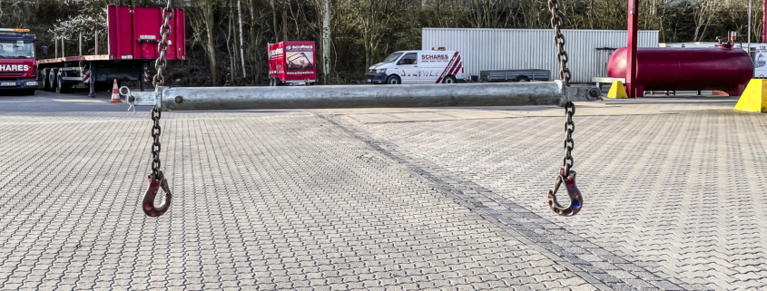Krausespreize kurz, Nutzlast 16t, Eigengewicht 50kg, Länge verstellbar 1,60 - 2,20