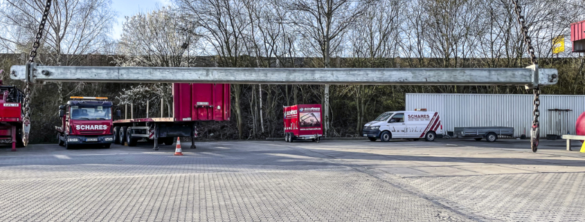 Krausespreize lang, Nutzlast 20t, Eigengewicht 95kg, Länge verstellbar 3- 5 m