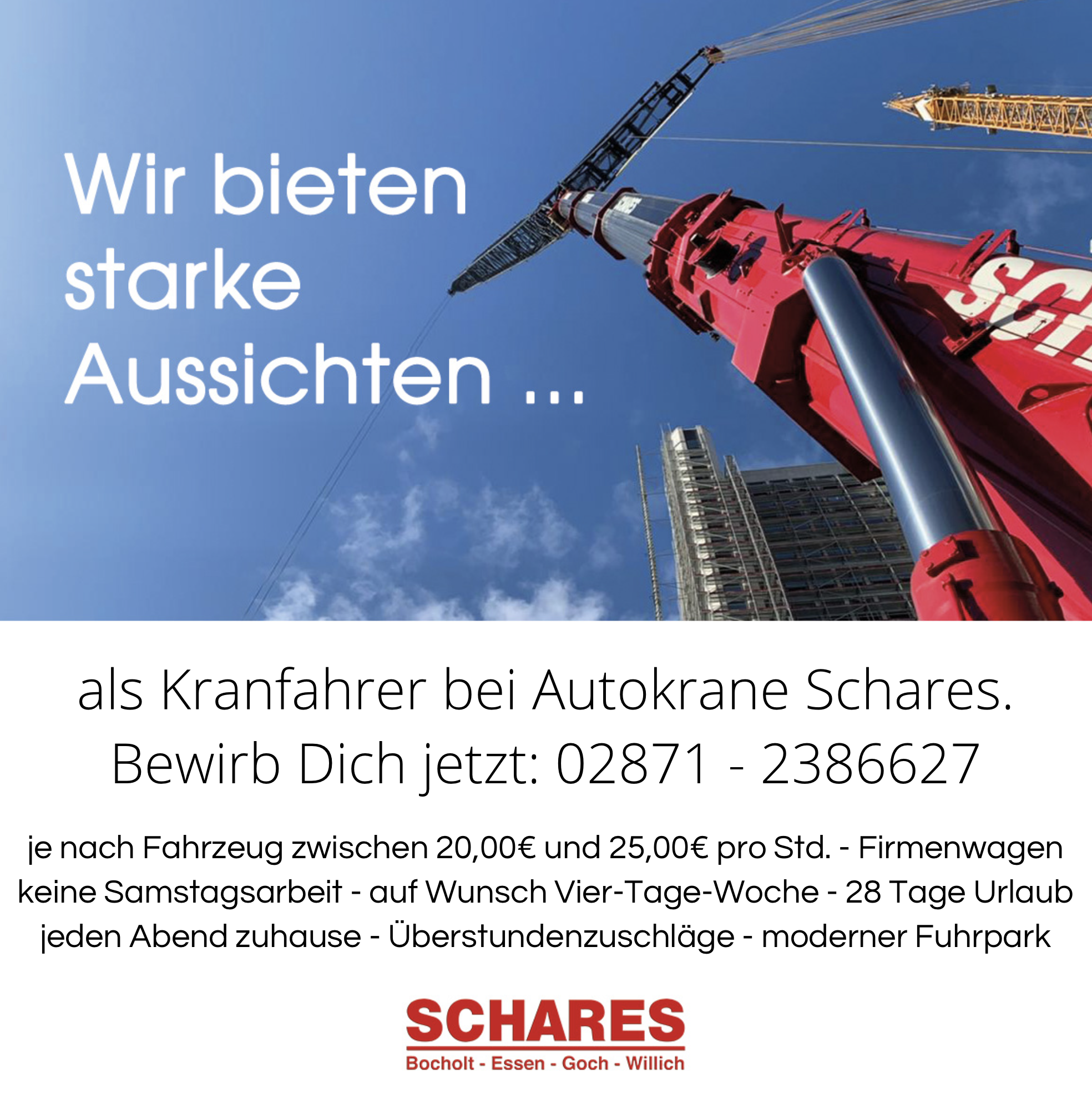 Kranfahrer gesucht Stellen NRW